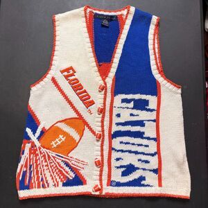 University Florida Gators Birch Bros Sweater Vest Vintage 1980-1990 EUC